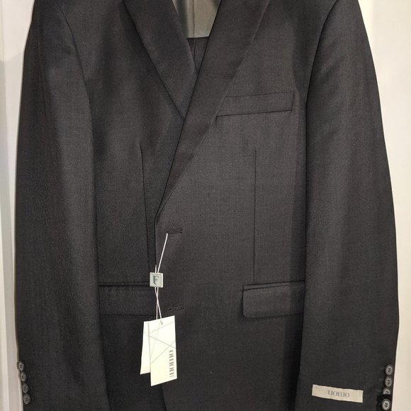 Braveman Other - Men's Black Classic Fit Fashion Suit (2-Piece) 38L